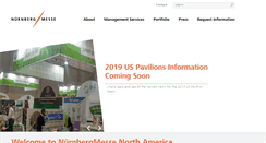 Desktop Screenshot of nuernbergmesse-north-america.com